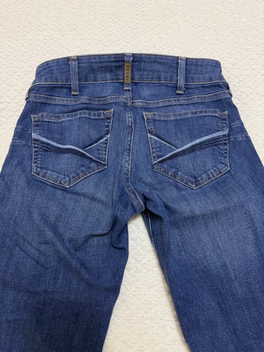Ariat REAL Leila Perfect Rise Blue Bootcut Denim Jeans Irvine Women’s Size 28 S - Picture 10 of 11